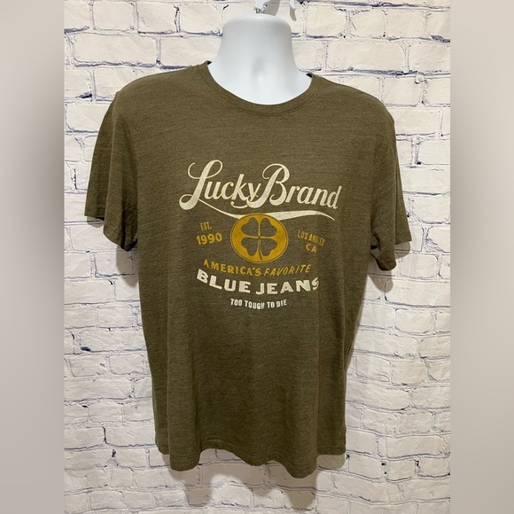 NWT LUCKY BRAND Men's Short Sleeve Graphic Tee T-Shirt Size Medium - Picture 1 of 5
